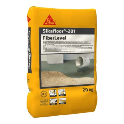 Sikafloor-201 FiberLevel 20 kg – prémium minőségű szálerősített önterülő aljzatkiegyenlítő