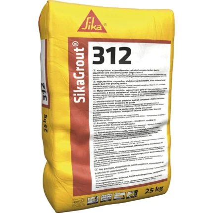 Sikagrout-312 – nagyteljesítményű kiöntőhabarcs professzionális feladatokra – 25kg
